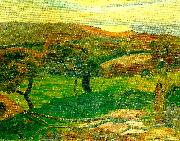 Paul Gauguin landskap fran bretagne oil